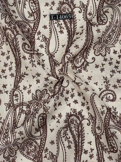 Wholesale T-14065 original fabric photo - CHANDERI BUTTA | The Wardrobe Fabrics