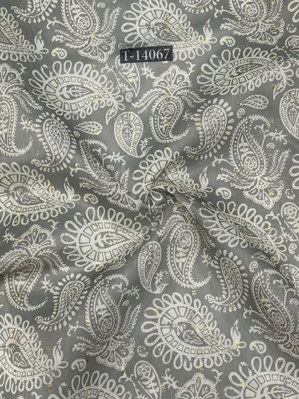 Wholesale T-14067 original fabric photo - CHANDERI BUTTA | The Wardrobe Fabrics