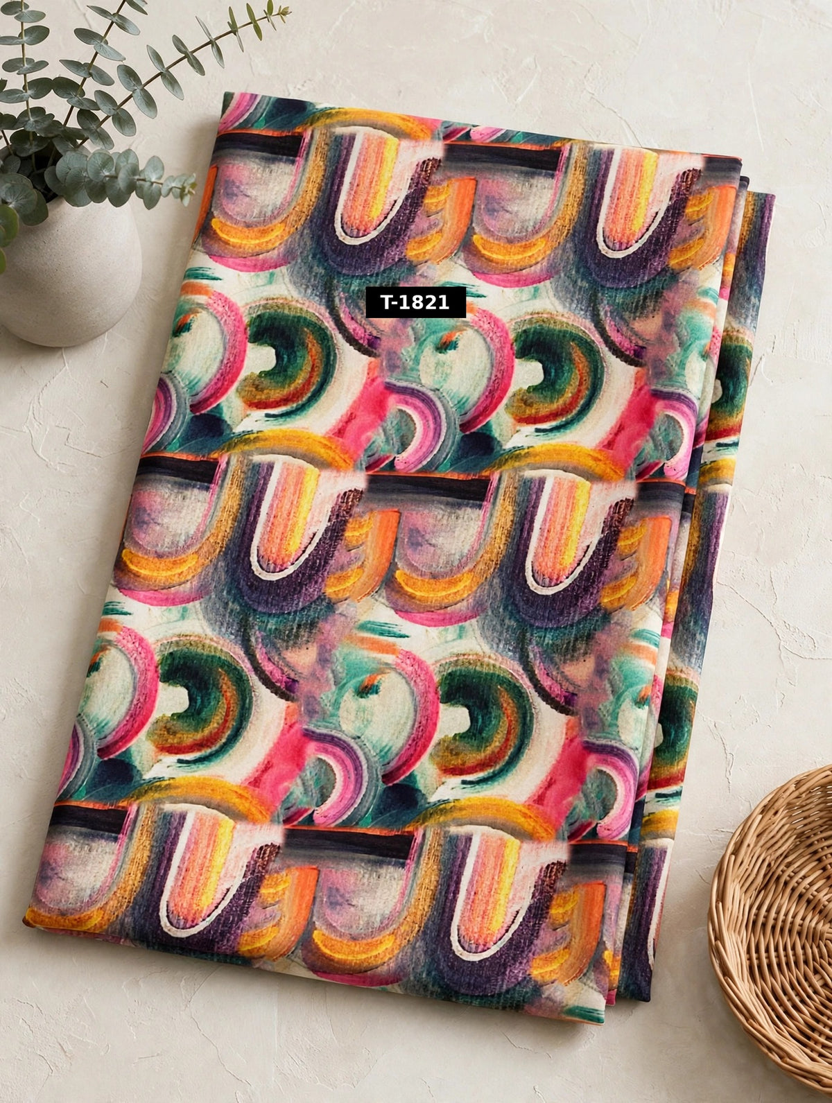 Wholesale T-1821 Crepe Abstracts Print - CREPE | The Wardrobe Fabrics