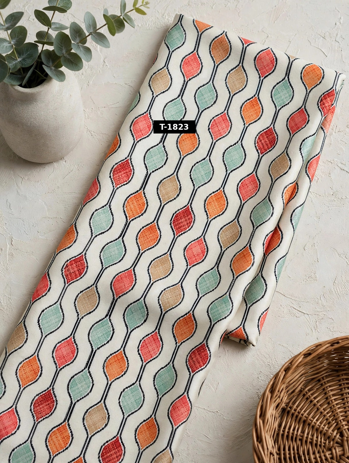 Wholesale T-1823 Crepe Abstracts Print - CREPE | The Wardrobe Fabrics