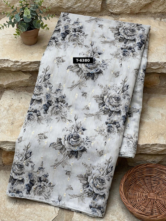 Wholesale T-6380 Chanderi Jacquard Butti Prints - CHANDERI | The Wardrobe Fabrics