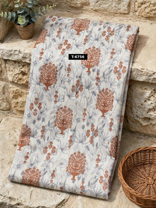 Wholesale T-6756 Chanderi Jacquard Butti Prints - CHANDERI | The Wardrobe Fabrics