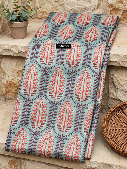 Wholesale T-6758 Chanderi Jacquard Butti Prints - CHANDERI | The Wardrobe Fabrics