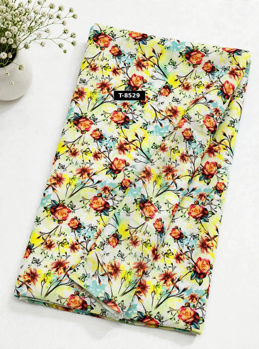 Wholesale T-8529 FLORAL CHIFFON FABRICS - CHIFFON | The Wardrobe Fabrics