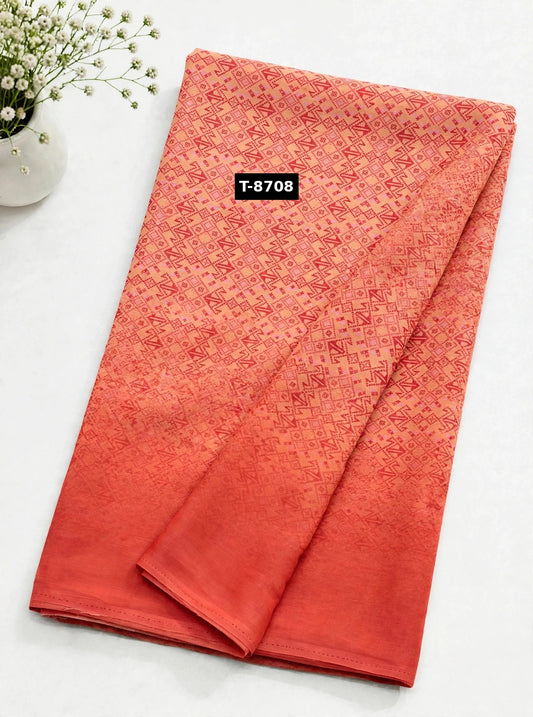 Wholesale T-8708 PATOLA PRINTS WITH BORDER ON CHIFFON - CHIFFON | The Wardrobe Fabrics