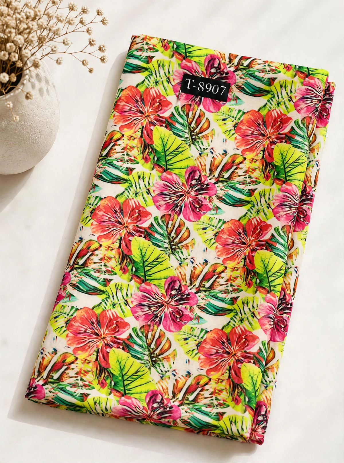 Wholesale T-8907 Blossom Prints On Chiffon - CHIFFON | The Wardrobe Fabrics