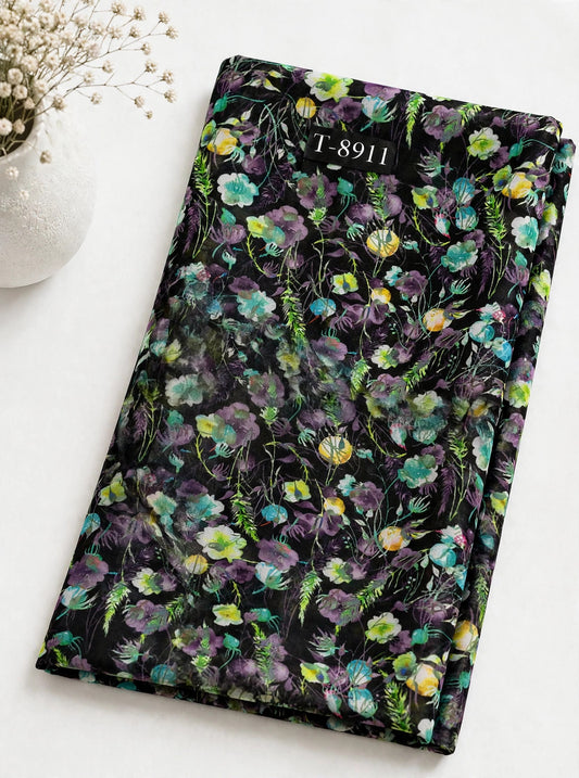 Wholesale T-8911 Blossom Prints On Chiffon - CHIFFON | The Wardrobe Fabrics