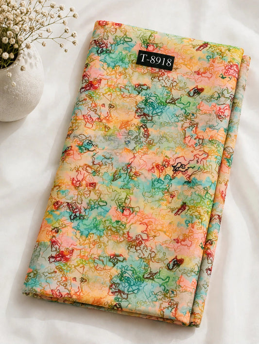 Wholesale T-8918 Blossom Prints On Chiffon - CHIFFON | The Wardrobe Fabrics