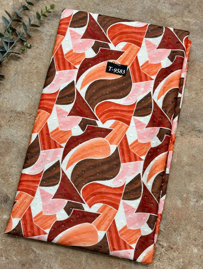 Wholesale T-9583 Floral Abstract Cotton Embroidery Fabrics - COTTON EMBROIDERY | The Wardrobe Fabrics