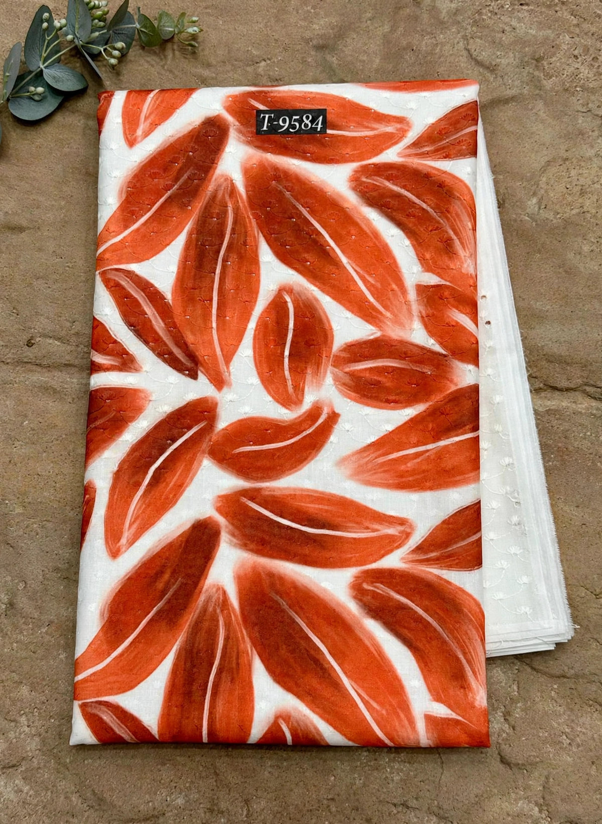 Wholesale T-9584 Floral Abstract Cotton Embroidery Fabrics - COTTON EMBROIDERY | The Wardrobe Fabrics