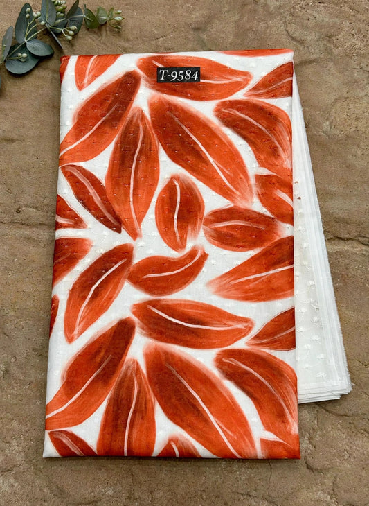 Wholesale T-9584 Floral Abstract Cotton Embroidery Fabrics - COTTON EMBROIDERY | The Wardrobe Fabrics