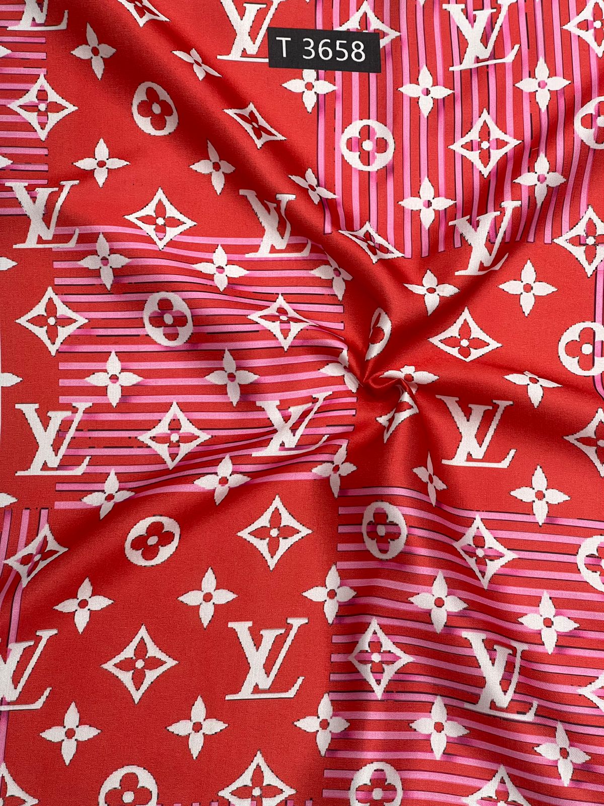 BRAND PRINTS ON MODAL SATIN