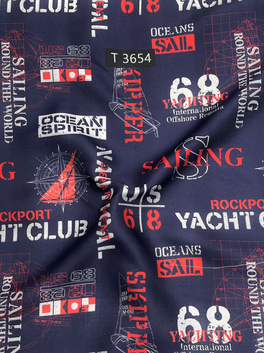BRAND PRINTS ON MODAL SATIN