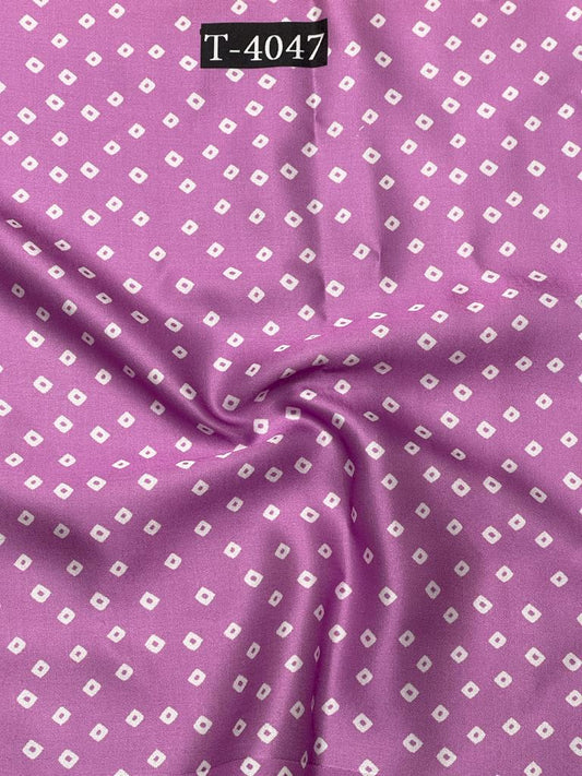 BANDHANI PRINT ON MODAL SATIN