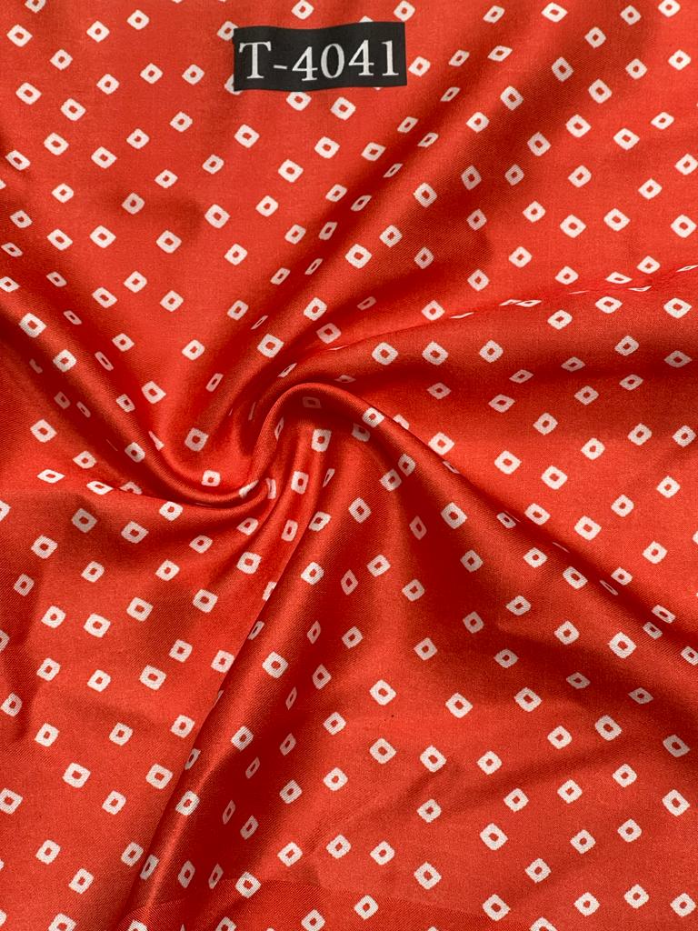 BANDHANI PRINT ON MODAL SATIN