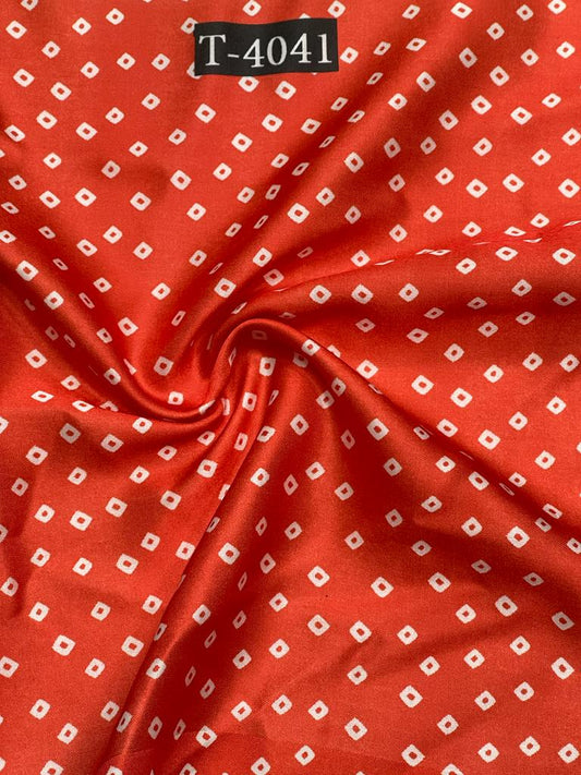 BANDHANI PRINT ON MODAL SATIN