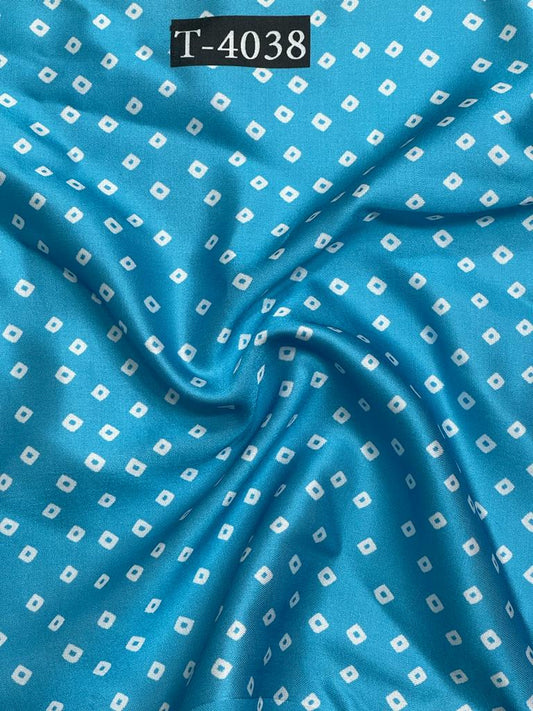 BANDHANI PRINT ON MODAL SATIN