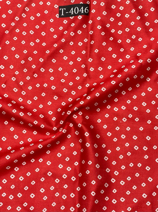 BANDHANI PRINT ON MODAL SATIN