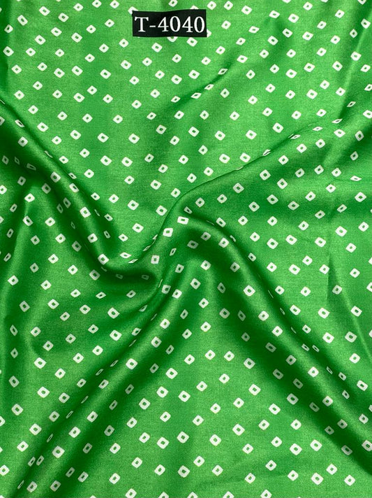 BANDHANI PRINT ON MODAL SATIN