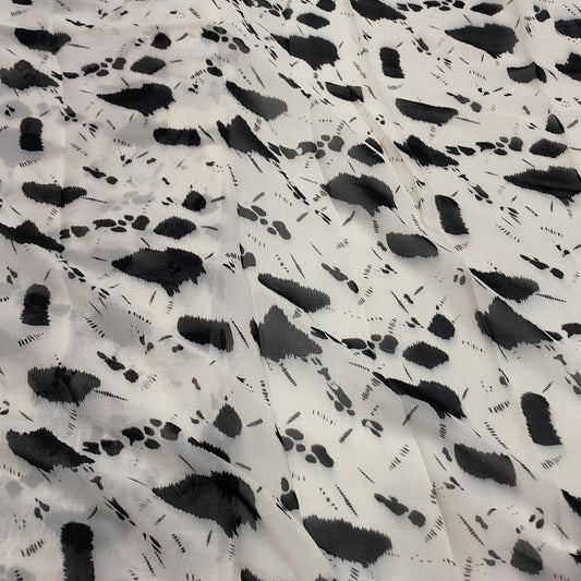 Georgette Abstract Print