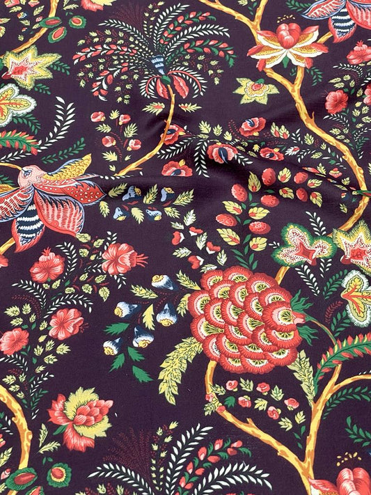 Modal Satin Silky Print with Matching