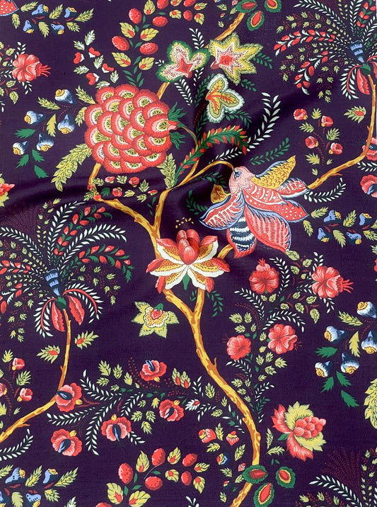 Modal Satin Silky Print with Matching
