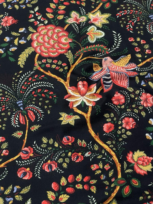 Modal Satin Silky Print with Matching