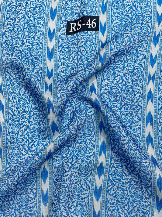 Pure Viscose Muslin Geometric Print