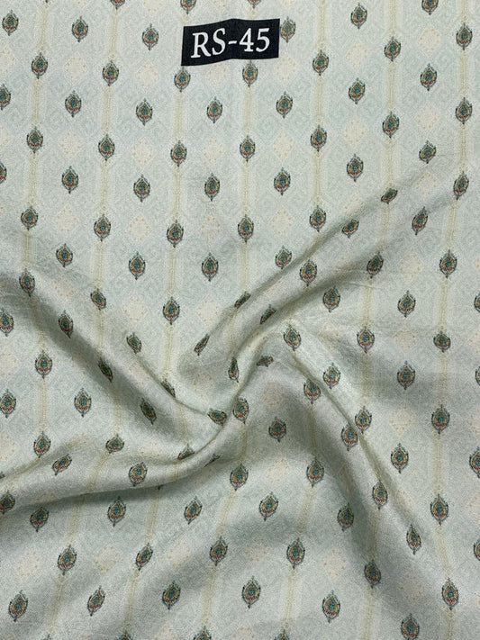 Pure Viscose Muslin Geometric Print