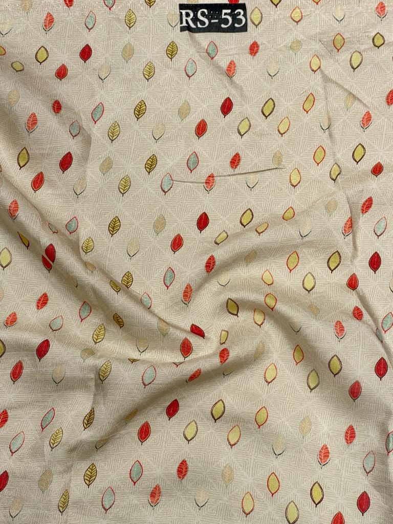 Pure Viscose Muslin Geometric Print