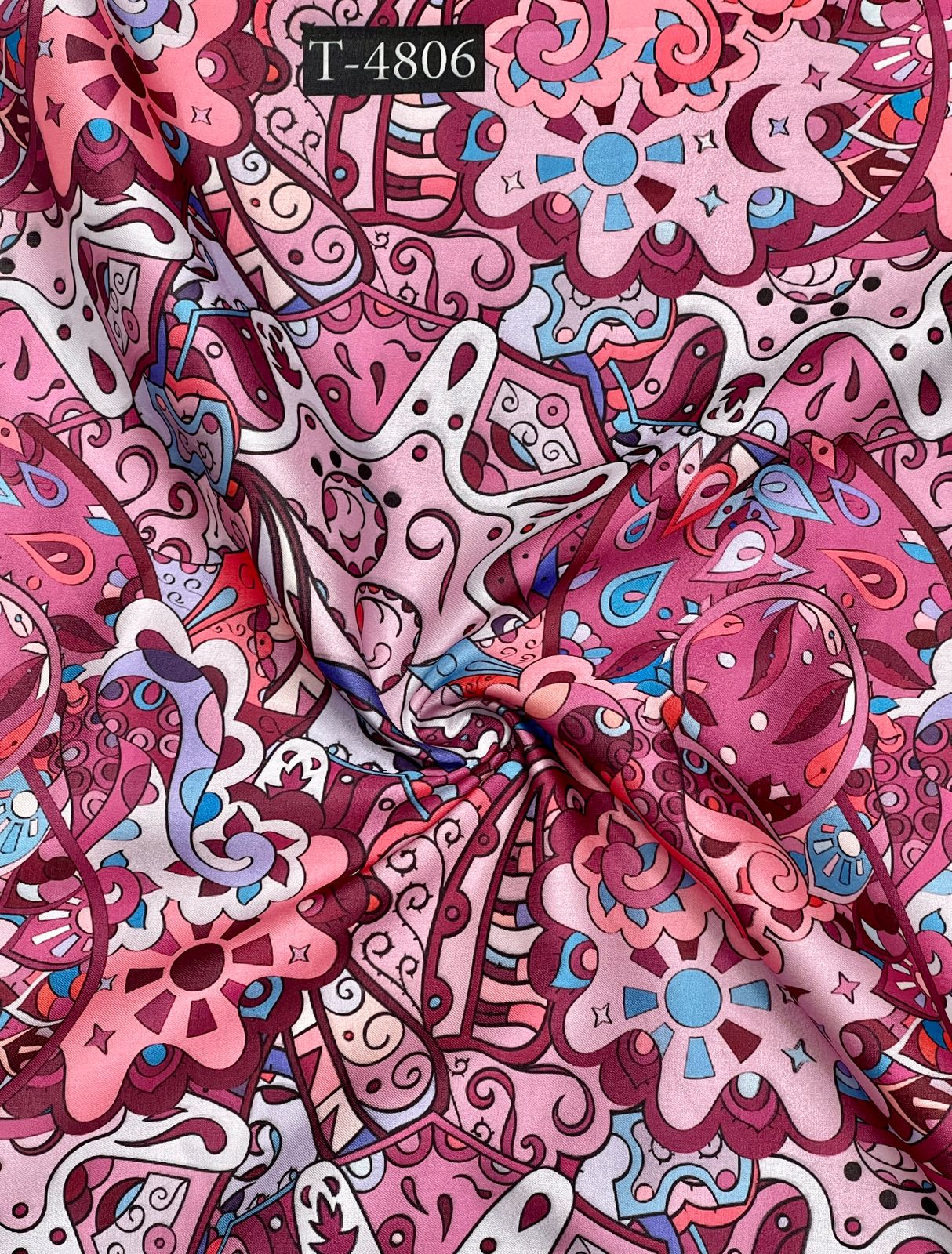 ZARA PRINT ON MODAL SATIN