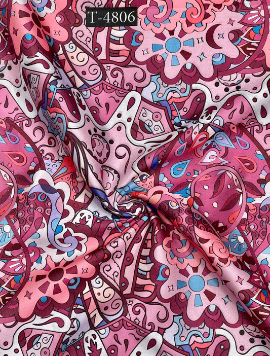 ZARA PRINT ON MODAL SATIN