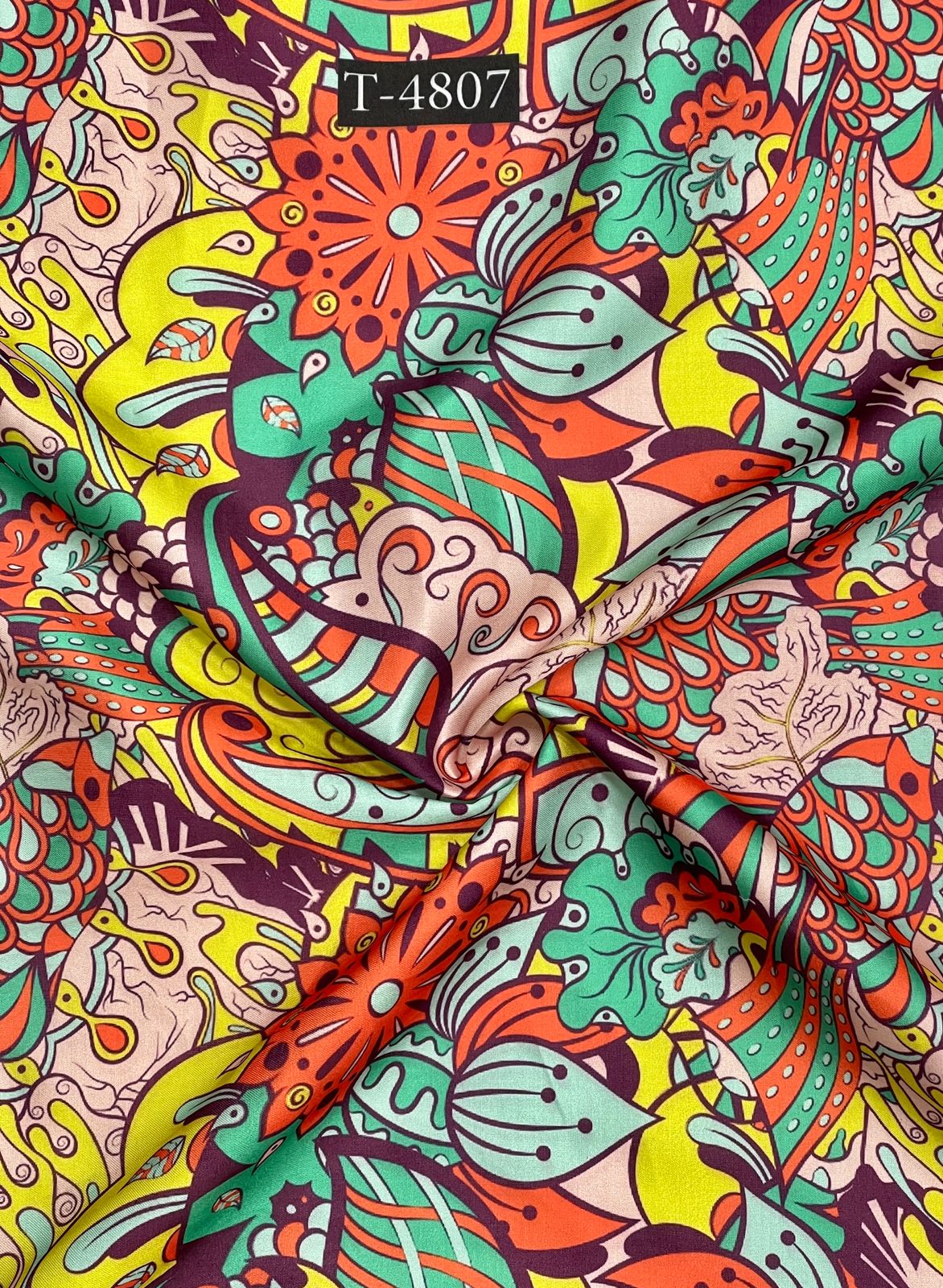 ZARA PRINT ON MODAL SATIN