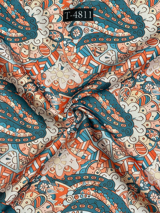 ZARA PRINT ON MODAL SATIN