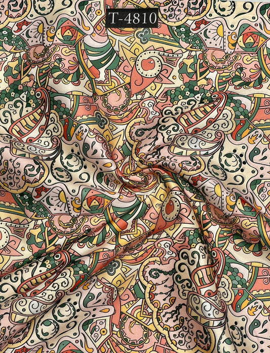 ZARA PRINT ON MODAL SATIN