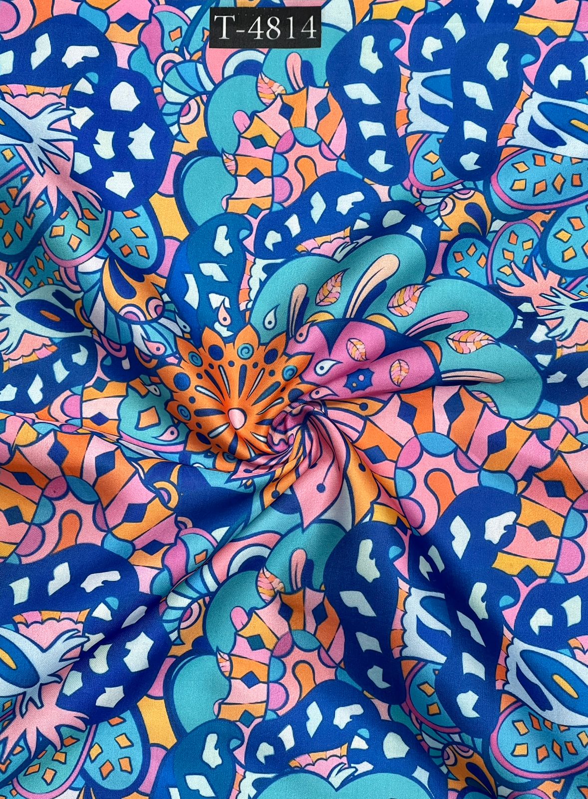 ZARA PRINT ON MODAL SATIN