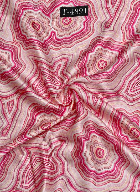 Abstracts Prints On Modal Satin
