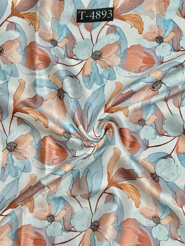 Abstracts Prints On Modal Satin