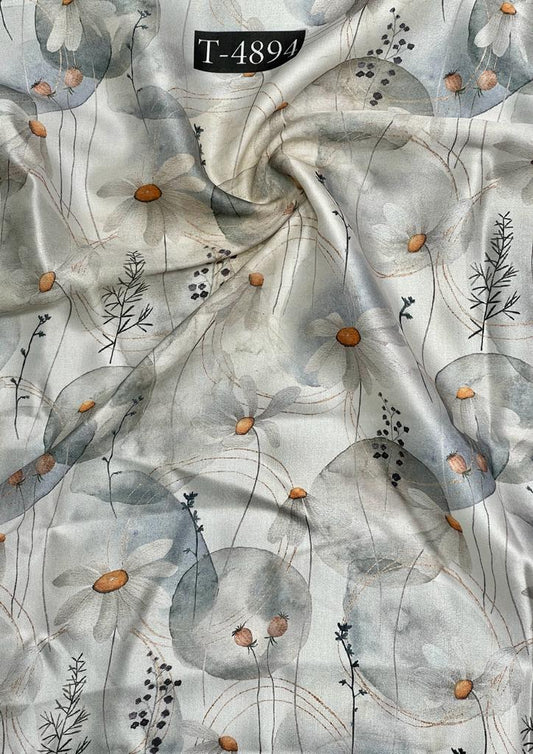 Abstracts Prints On Modal Satin