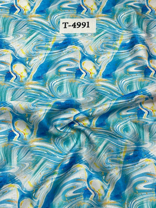 Crepe Marble Print