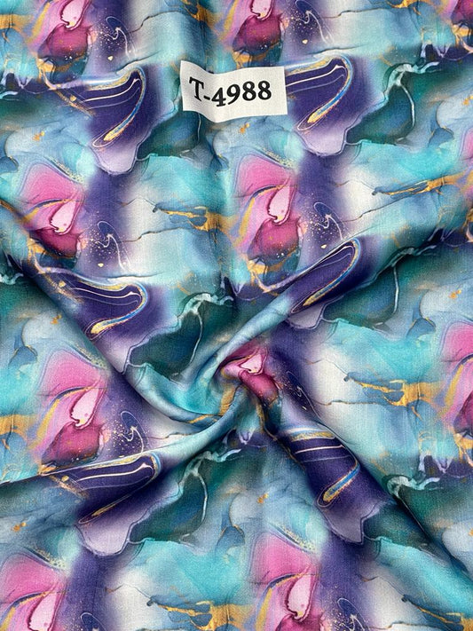 Crepe Marble Print