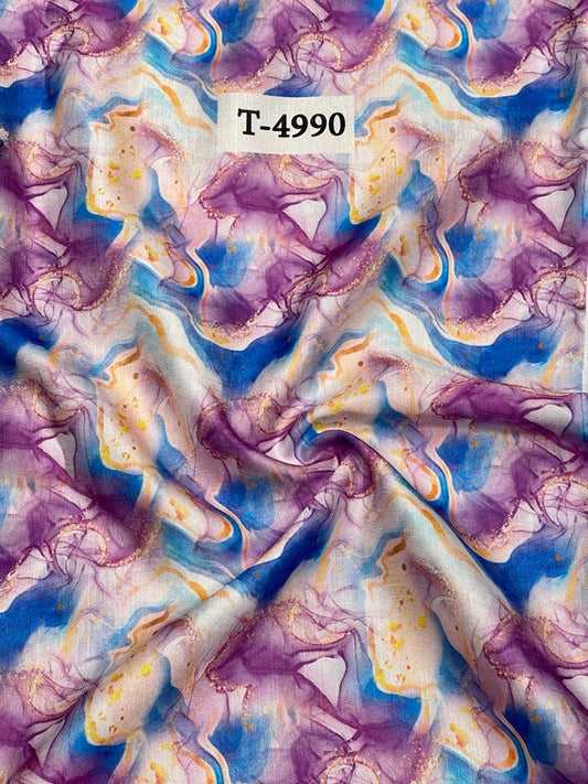 Crepe Marble Print