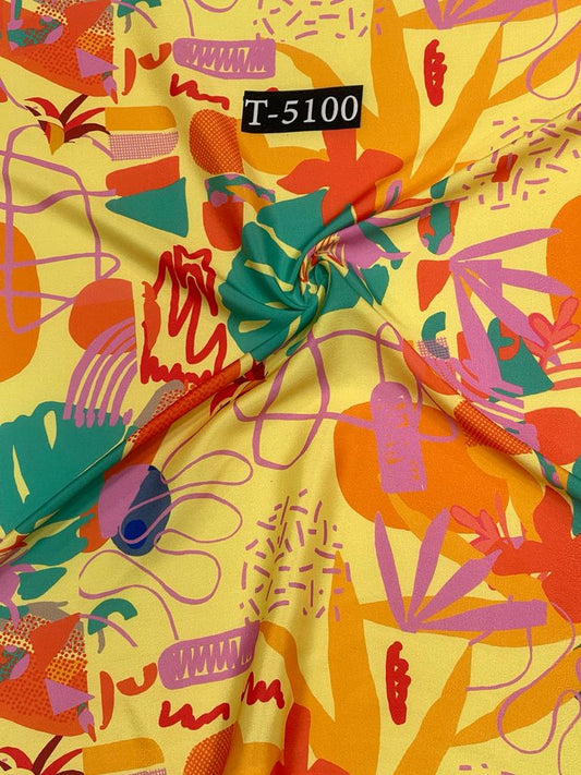 Crepe big abstract Collection