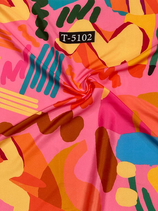 Crepe big abstract Collection