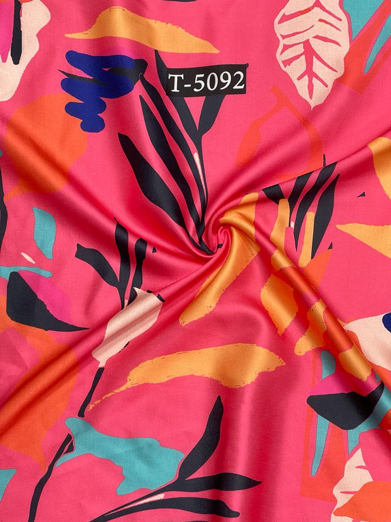 MODAL SATIN BIG ABSTRACTS PRINT