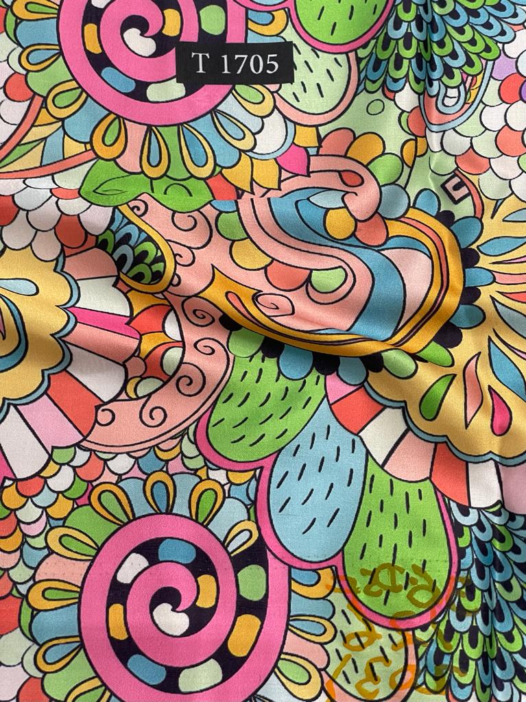 ZARA PRINT ON MODAL SATIN