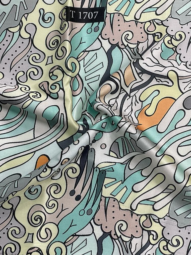 ZARA PRINT ON MODAL SATIN
