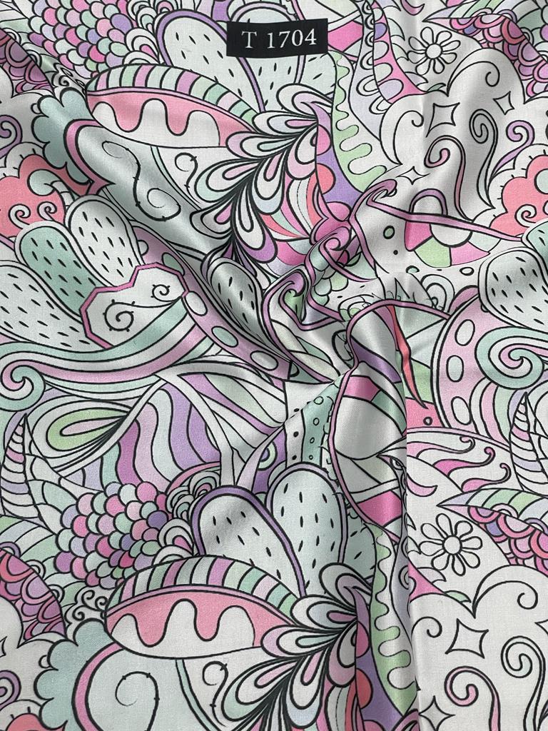 ZARA PRINT ON MODAL SATIN