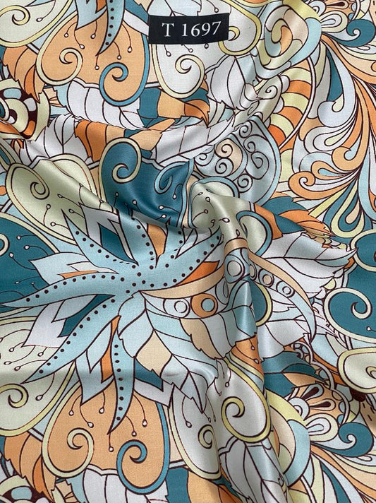 ZARA PRINT ON MODAL SATIN
