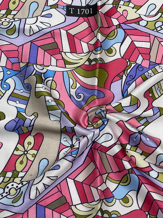 ZARA PRINT ON MODAL SATIN